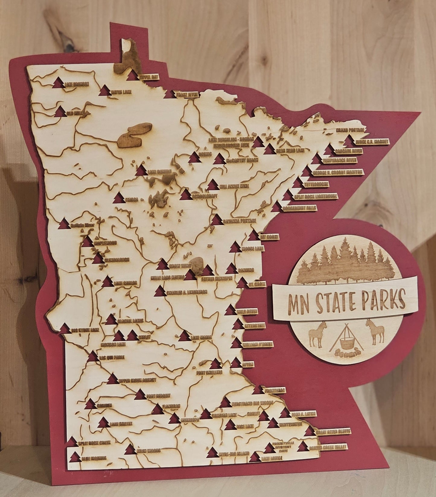 Minnesota State Park Map 2 Layer
