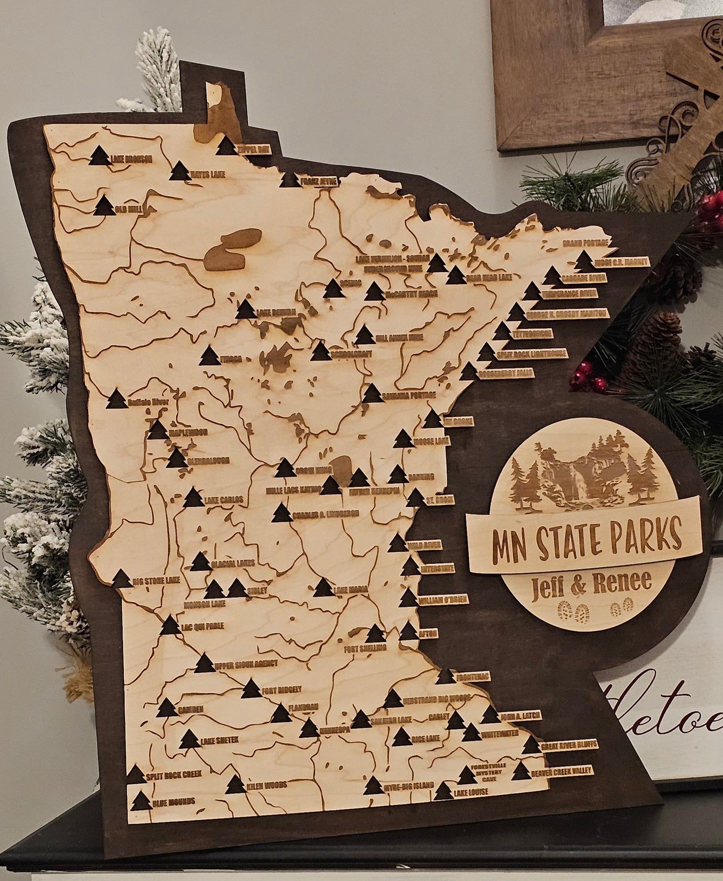 Minnesota State Park Map 2 Layer