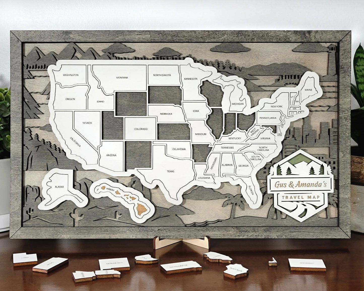 USA State Travel Map
