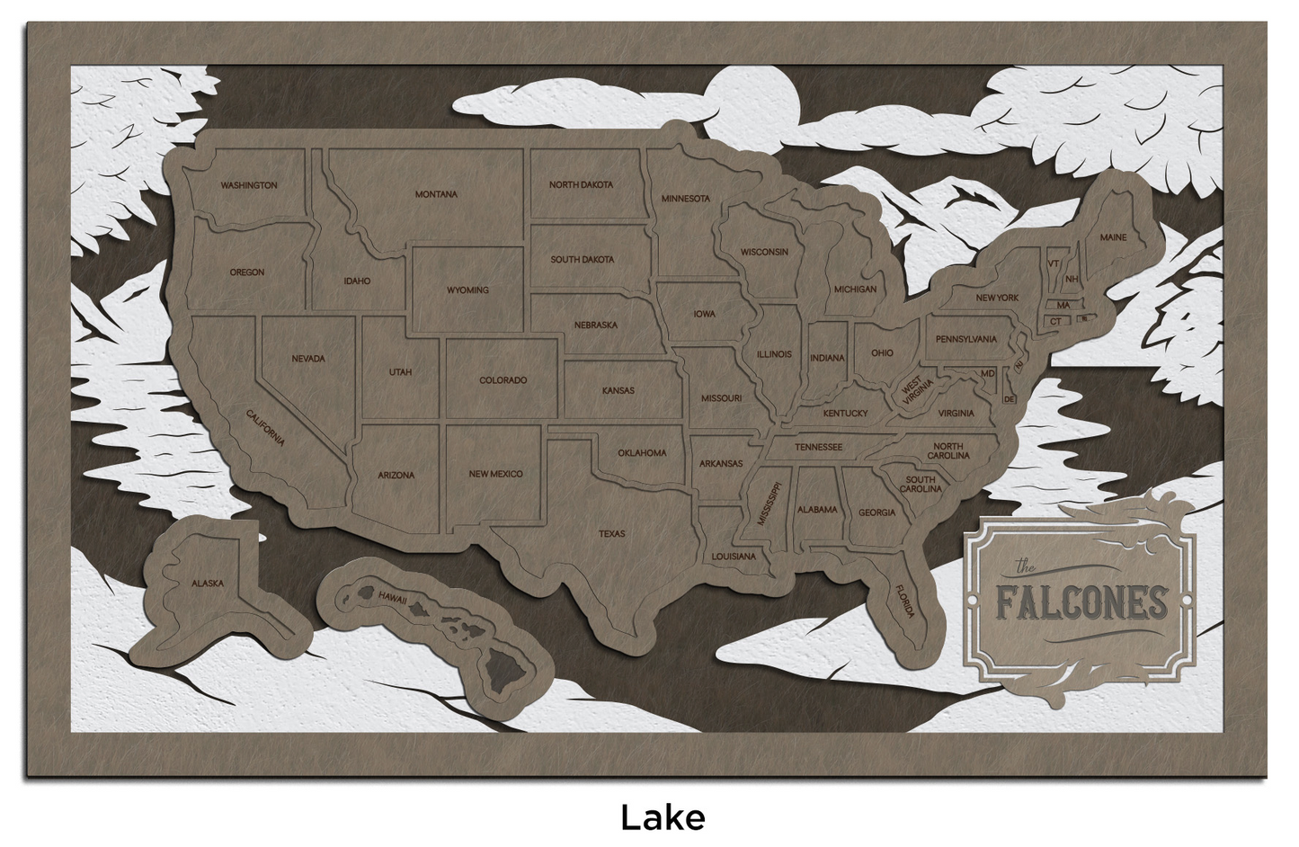USA State Travel Map