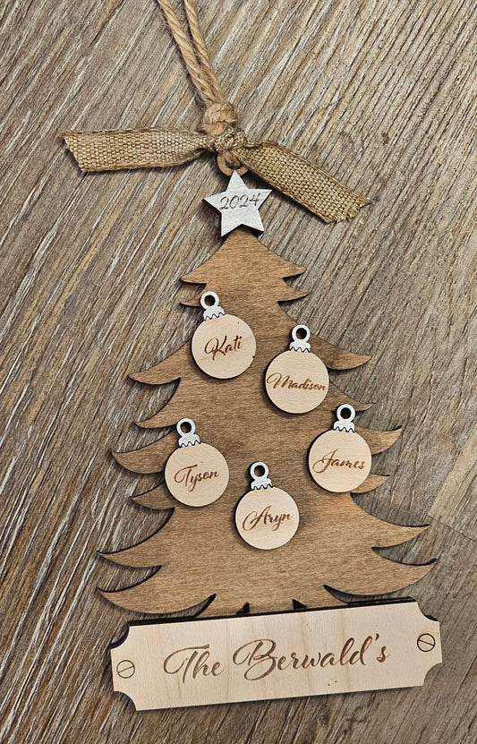 Personalized Tree Ornament