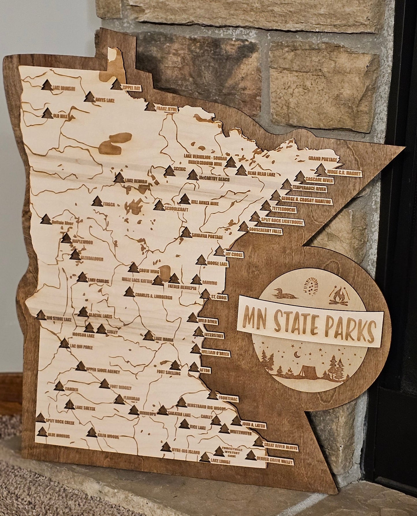 Minnesota State Park Map 2 Layer