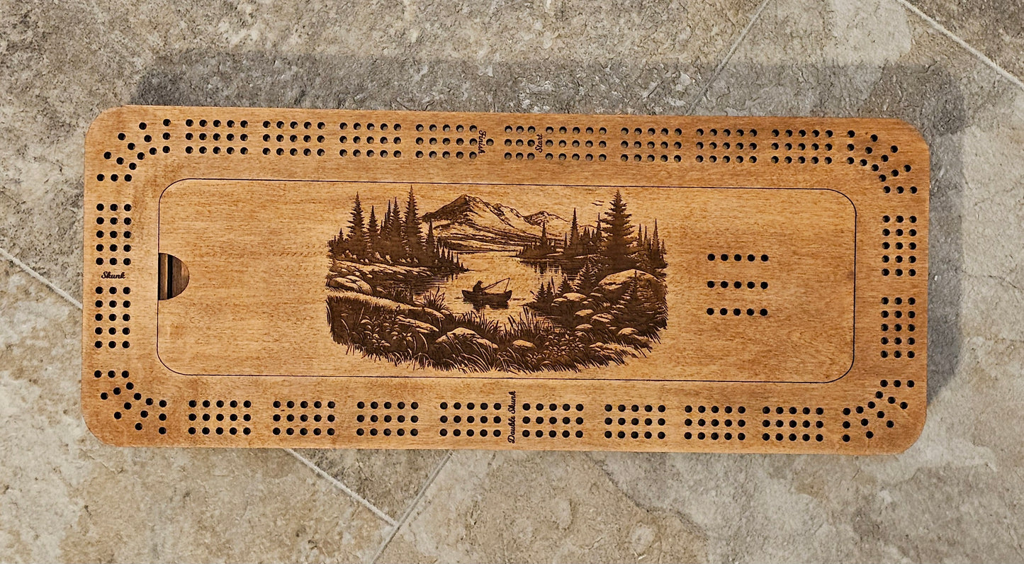 Rectangle Cribbage Board