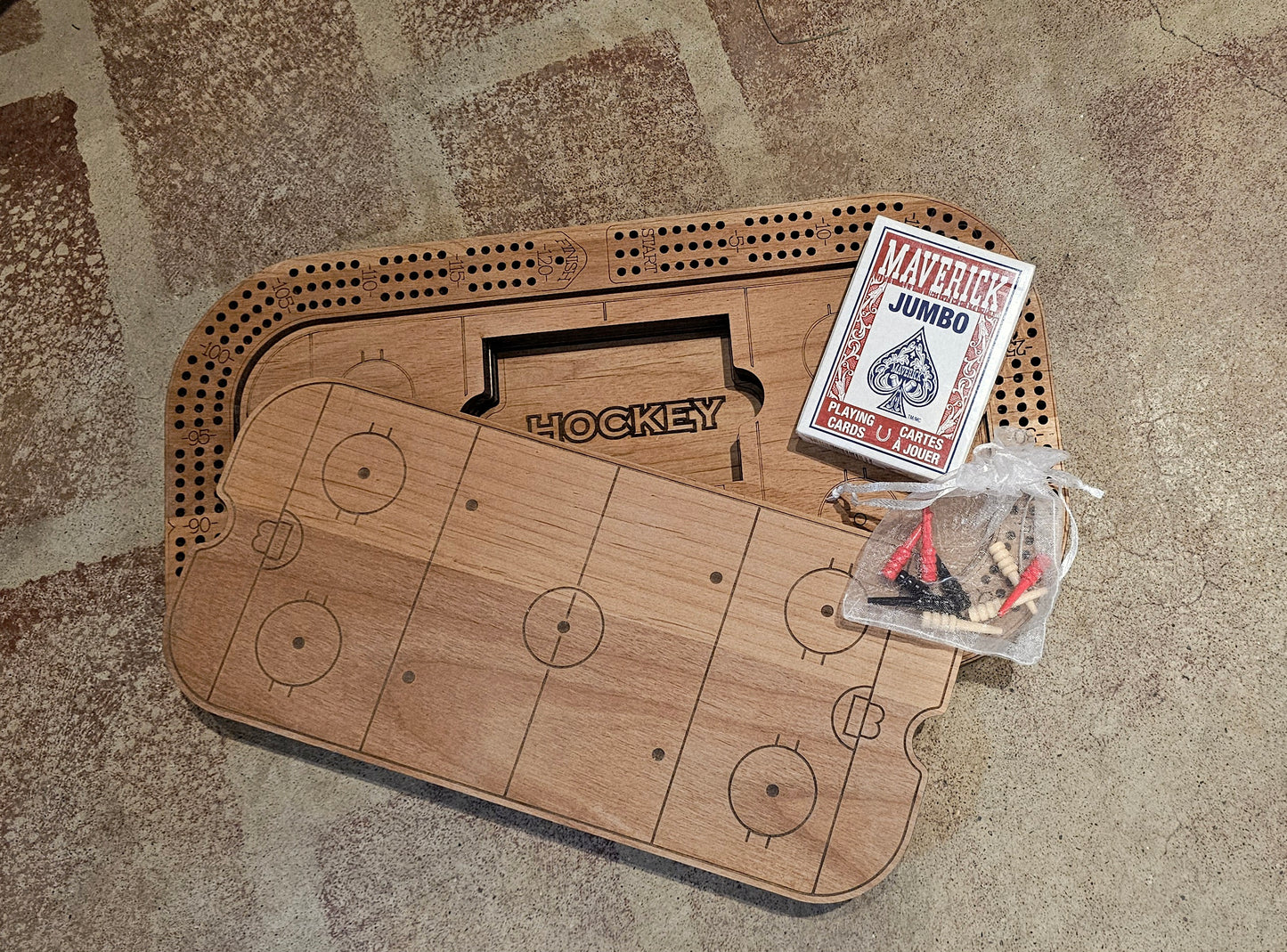 Hockey Cribbage Board